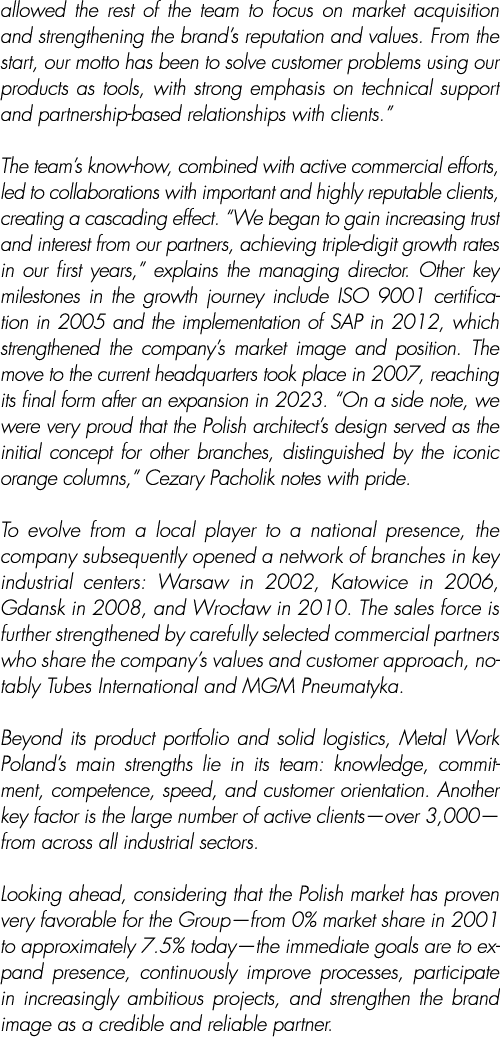allowed the rest of the team to focus on market acquisition and strengthening the brand’s reputation and values. From...